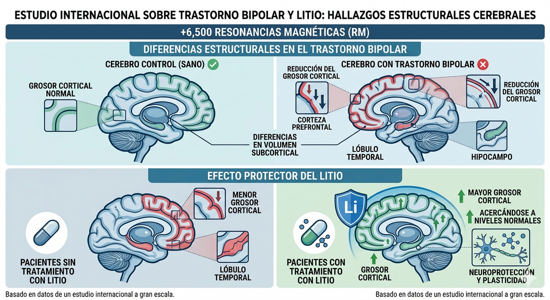 Cómo funciona el cerebro en el trastorno bipolar: lo que revela el estudio más grande