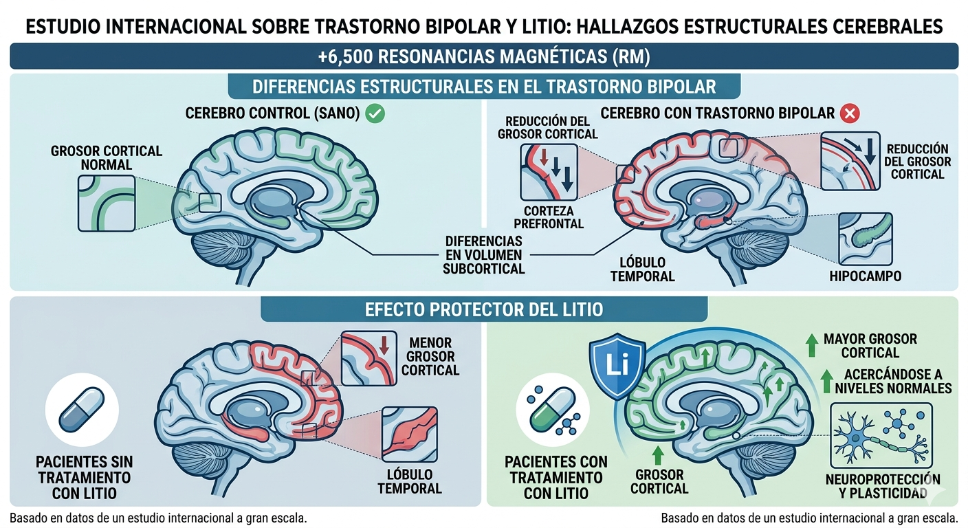 Cómo funciona el cerebro en el trastorno bipolar: lo que revela el estudio más grande